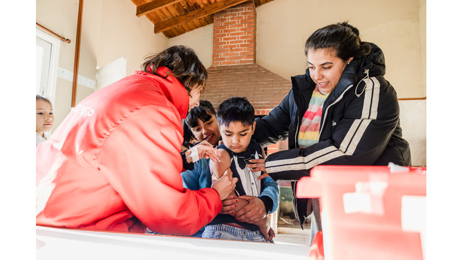 Programa “Salud y Deporte”, una jornada de controles y atención a niños en el Club Al Ver Verás