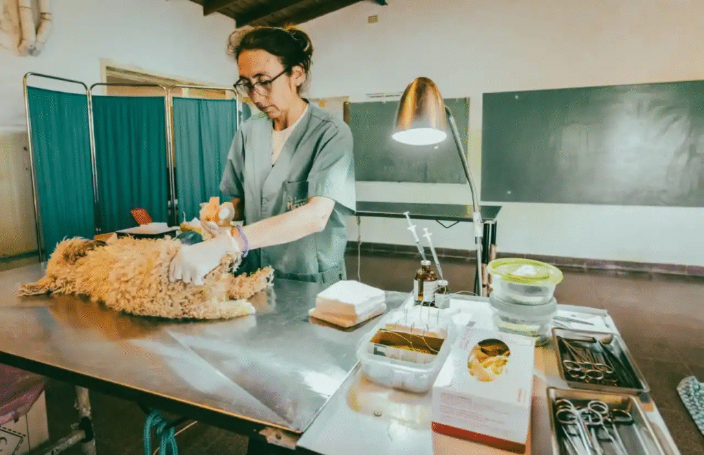 Quirófano móvil. Zoonosis