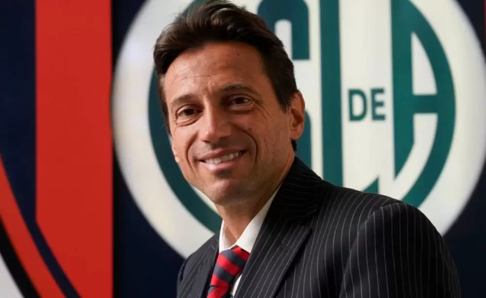 Marcelo Moretti.  San Lorenzo. Fútbol.