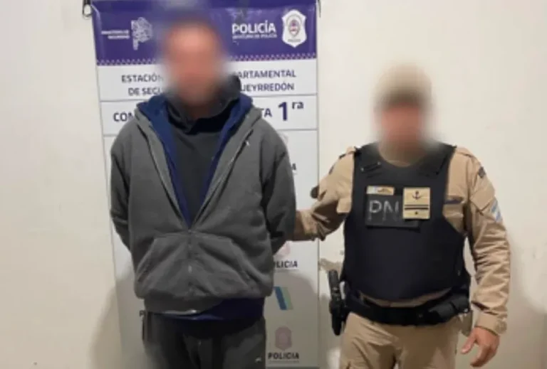 Forzó el capot para robar una batería y terminó detenido