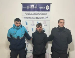 Rompió la vidriera de una heladería para robar y terminó detenido