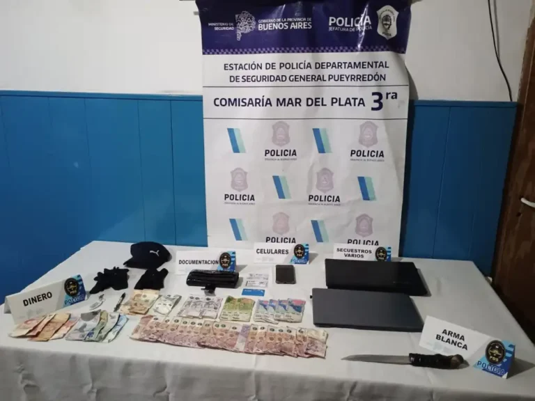 Robó una casa con un cuchillo y lo atraparon a pocas cuadras