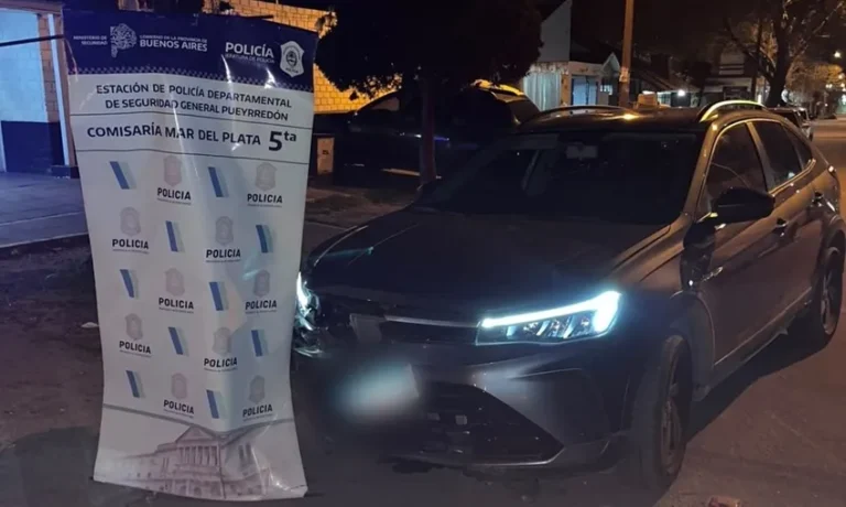 Persecución y choque: tres aprehendidos y un prófugo en Mar del Plata