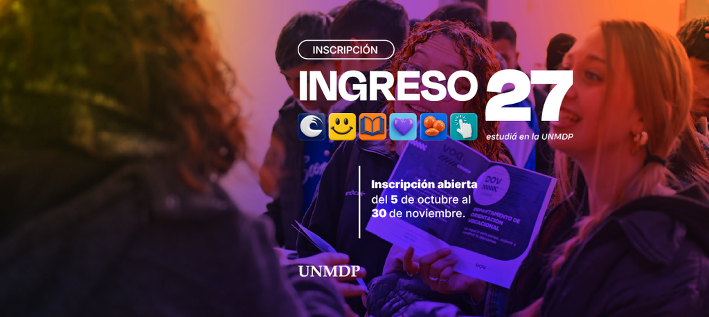 La UNMDP abre las inscripciones para comenzar a estudiar en 2027