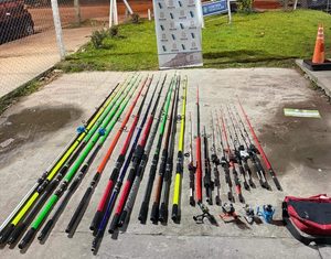 Intentó robar un comercio de artículos de pesca y terminó detenido