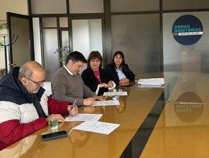 OSSE amplía la red de agua en Punta Mogotes