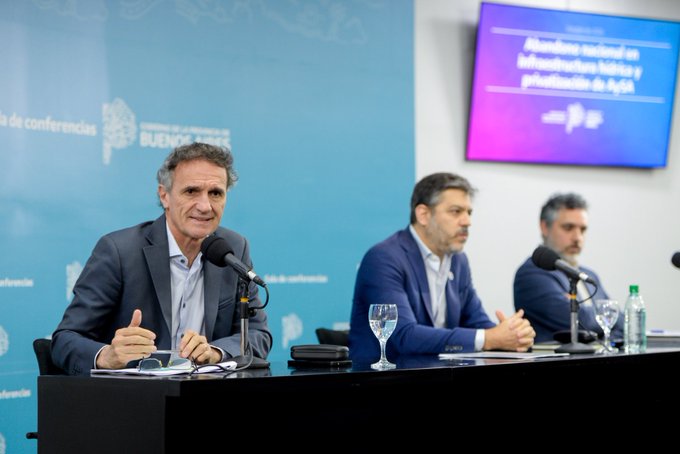 Katopodis denunciará penalmente a Milei y Caputo por las obras hídricas